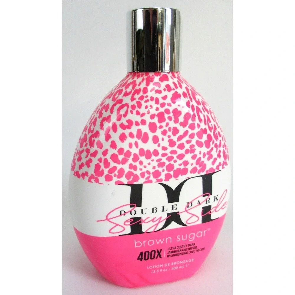 Brown Sugar Double Dark Sexy Side 400X Ultra Sultry Dark Tanning Lotion 13.5oz